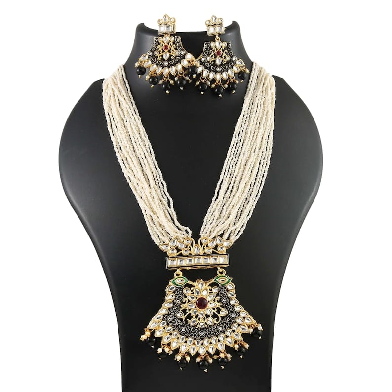 Gold Plated Long Jewellery Set