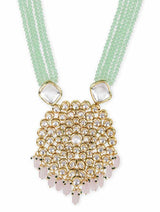 Gold Plated Jadau Kundan Long Necklace Set