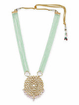 Gold Plated Jadau Kundan Long Necklace Set