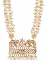 Gold Plated Jadau Kundan Long Necklace Set