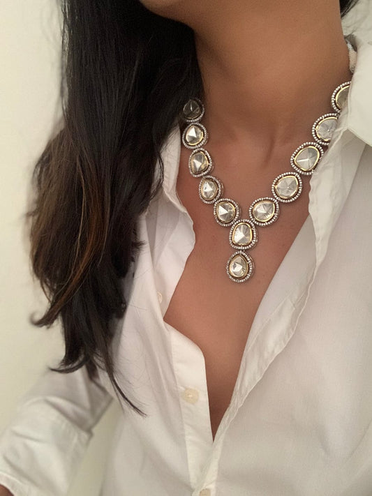 Bollywood Inspired Polki Jewellery Set