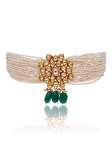 Gold Plated Jadau Kundan Necklace Set