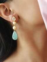Gold Plated Kundan Earrings