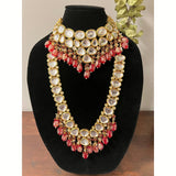Gold Plated Uncut Polki Kundan Necklace Set