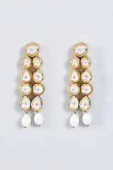 Gold Plated Kundan Necklace Set
