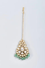 Gold Plated Kundan Polki Necklace Set
