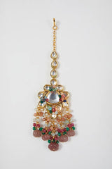 Gold Plated Kundan Choker Necklace Set