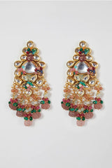 Gold Plated Kundan Choker Necklace Set
