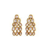 Gold Toned Kundan Studded Necklace Set