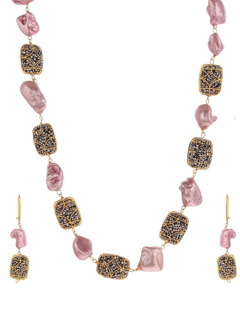 Gold Plated Multi Layered Unisex Necklace