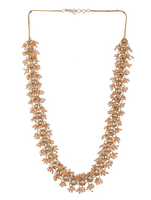 Elegant Traditional Long Pearl Necklace