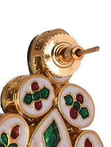 Elegant kundan choker Necklace With Earrings