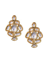 Elegant kundan choker Necklace With Earrings