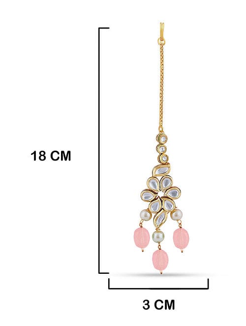Gold Plated Kundan Choker Necklace Set