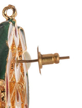 Gold-Plated Kundan-Studded & Beaded Jewellery Set
