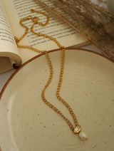 Gold Plated Kundan Pendant Chain