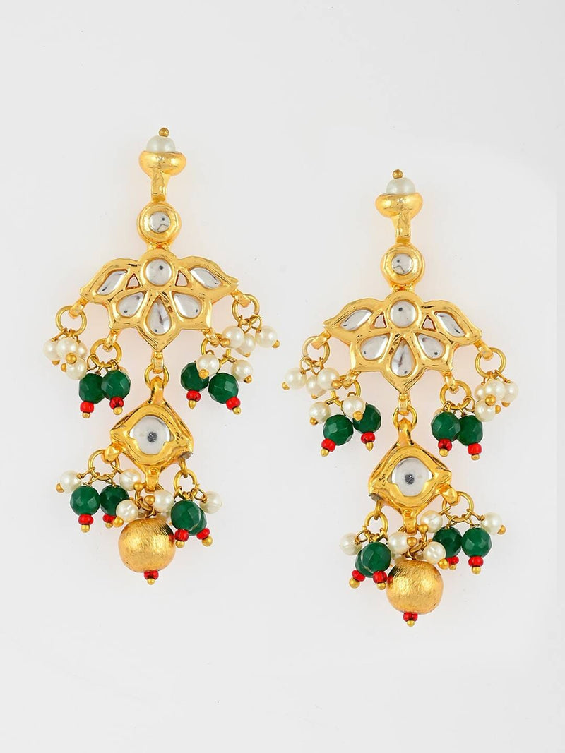 Gold Plated Multi Designer Necklace set