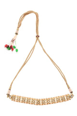 Gold Plated Kundan Choker Necklace