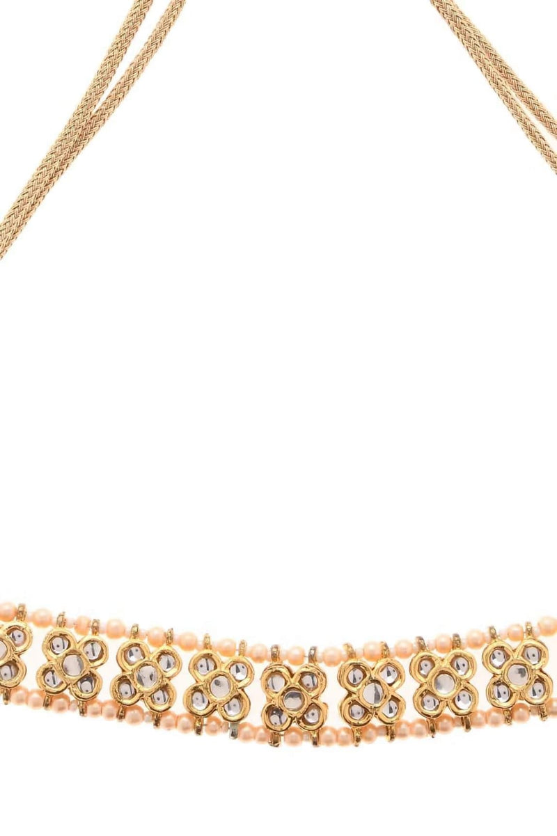 Gold Plated Kundan Choker Necklace