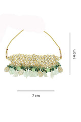 Gold Plated Kundan Studded Choker Necklace