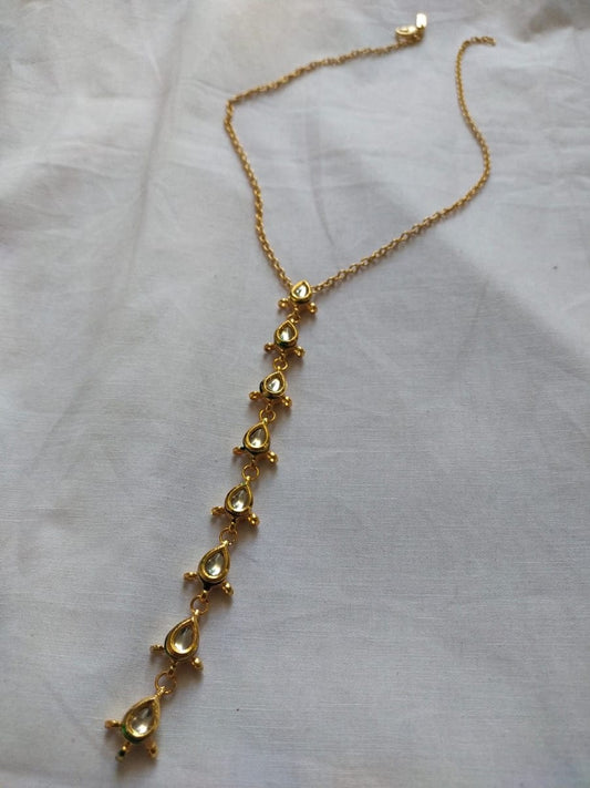 Gold Plated Pearl Necklace