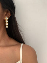 Gold Plated Bridal Kundan Necklace With Earrings