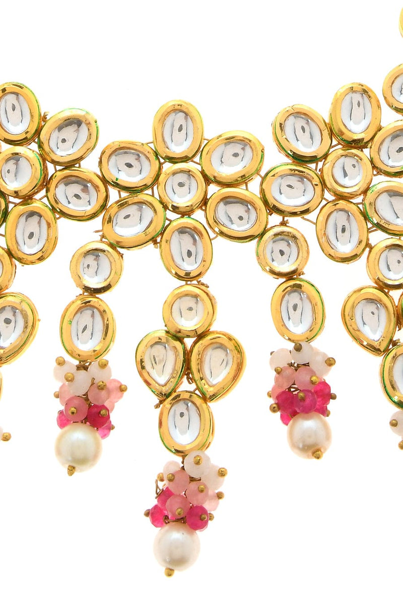 Gold Plated Kundan Choker Necklace