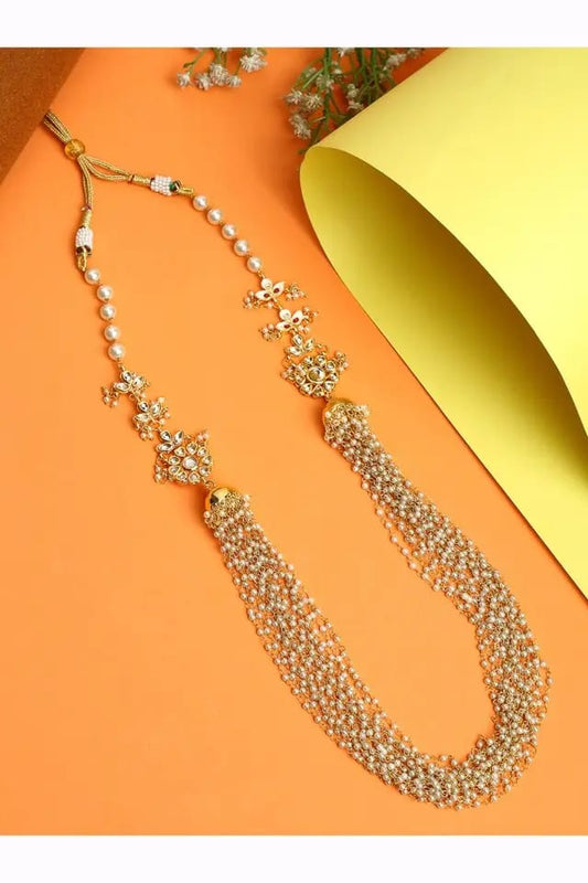 Gold Plated Multi Stranded Necklace