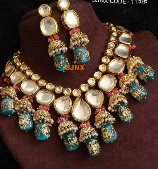 Gold Plated Silver Imitation Jewellery Set