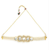 Gold Plated Kundan Necklace Set