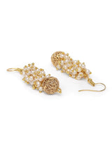 Gold plated Handcrafted pearl long necklace