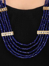 Blue Beaded Necklace