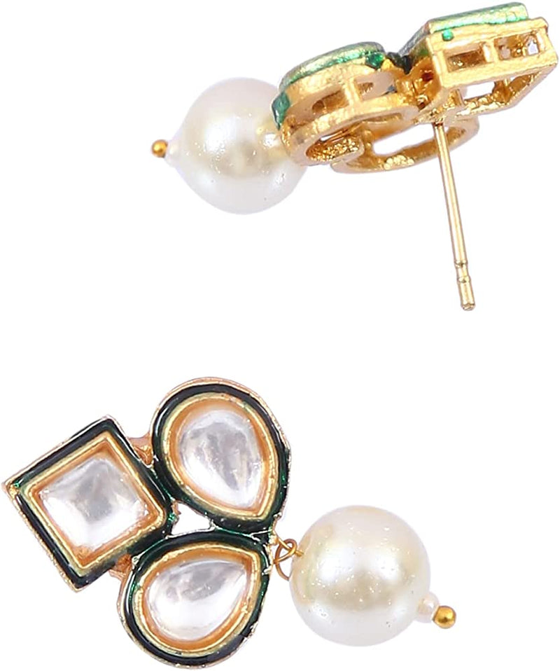 Crystal Beaded Kundan Necklace Set