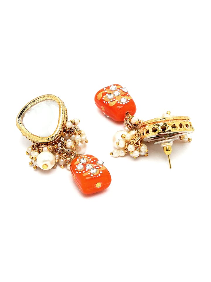 Gold-Plated Kundan-Studded Jewellery Set