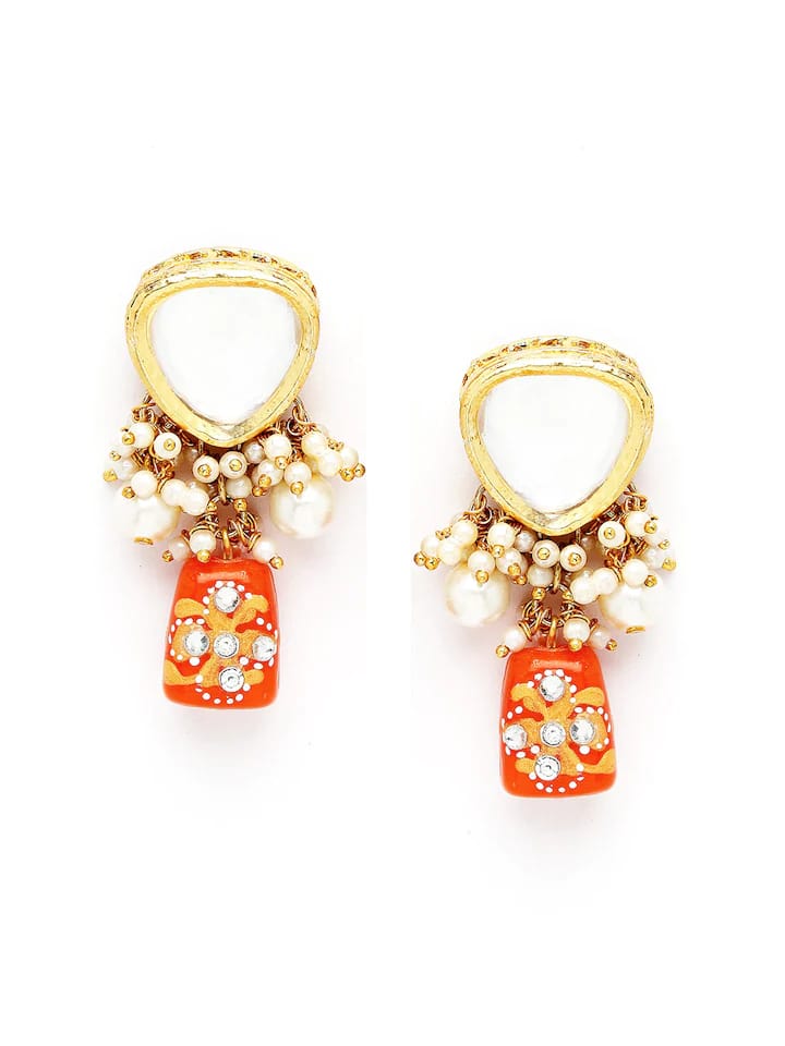 Gold-Plated Kundan-Studded Jewellery Set