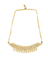 Gold-Plated Kundan-Beaded Necklace & Earrings Set