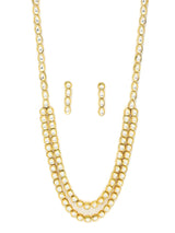 Gold Plated Kundan Long Necklace