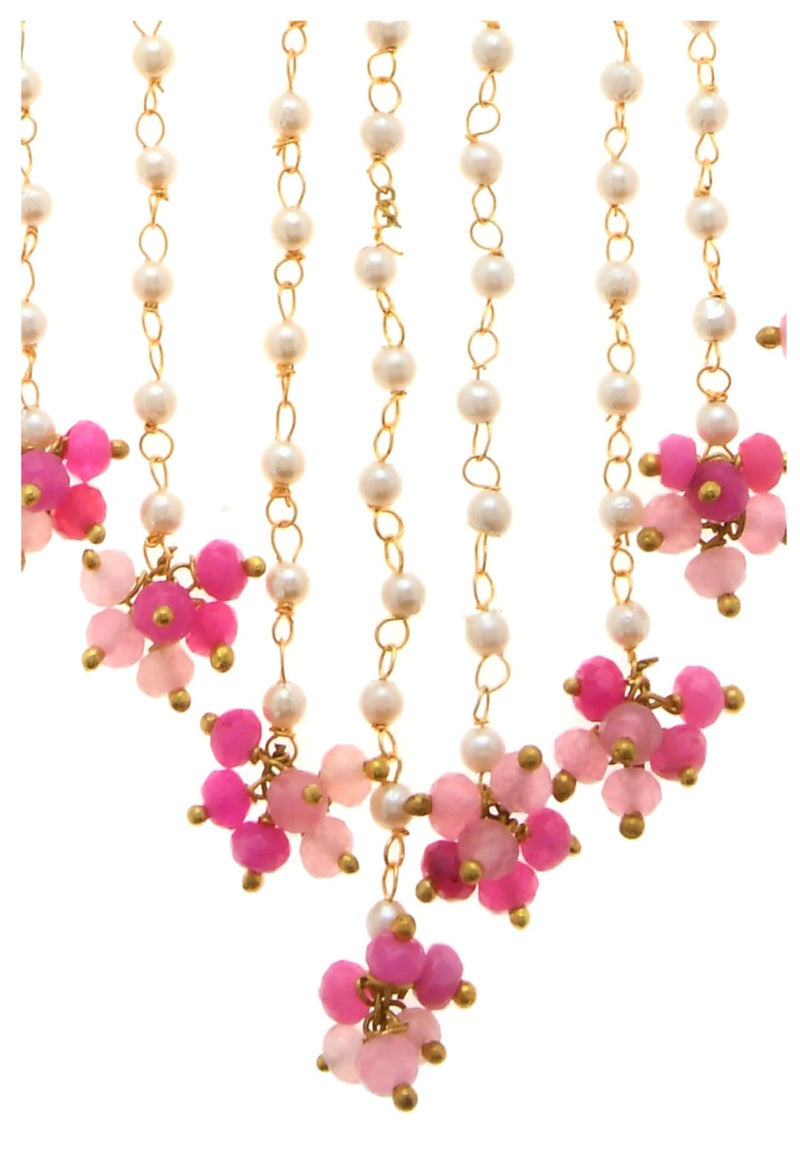 Gold Plated Kundan Drop Choker