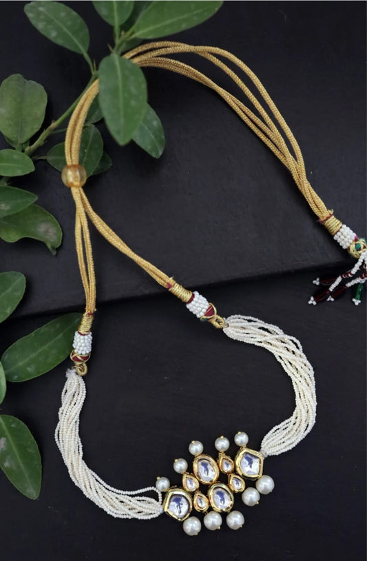 Gold Plated Kundan Choker Set