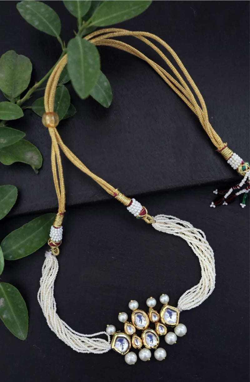 Gold Plated Kundan Choker Set