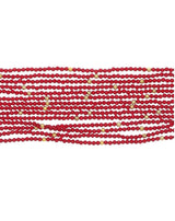 Gold Plated Red Hydro Stones Choker