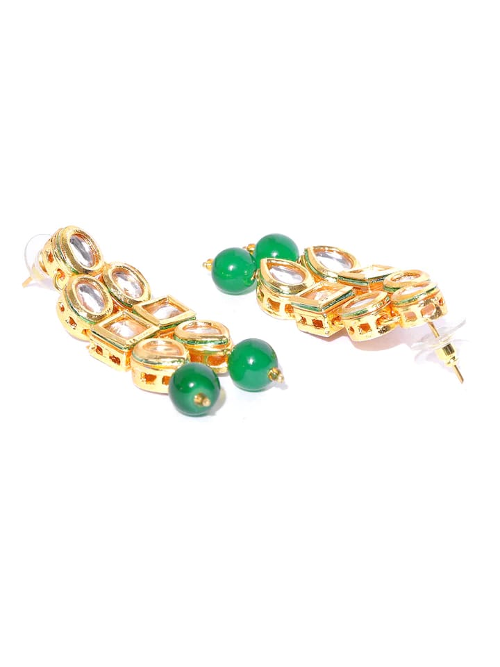 Gold Plated Kundan Studded Jewellery Set