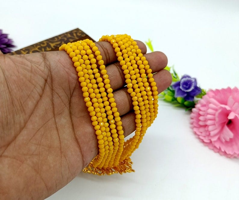 Gold Plated Peacock Beaded Necklace