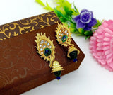 Gold Plated Peacock Beaded Necklace