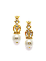 Gold Plated Kundan Polki Necklace Set