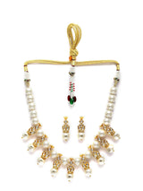 Gold Plated Kundan Polki Necklace Set
