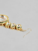 Gold Plated Kundan Polki Necklace Set