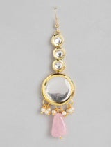 Gold Plated Kundan Polki Necklace Set