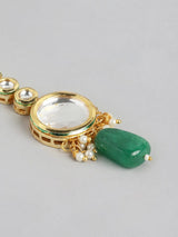 Gold Plated Kundan Polki Necklace Set