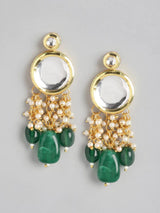 Gold Plated Kundan Polki Necklace Set